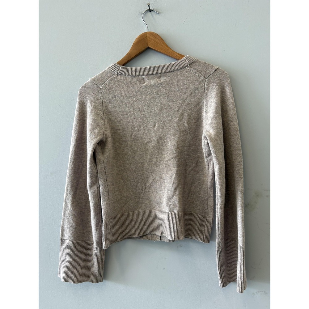 Universal Thread Cardigan Sweater Womens XS Beige Scoop Neck Button Front - Picture 8 of 8